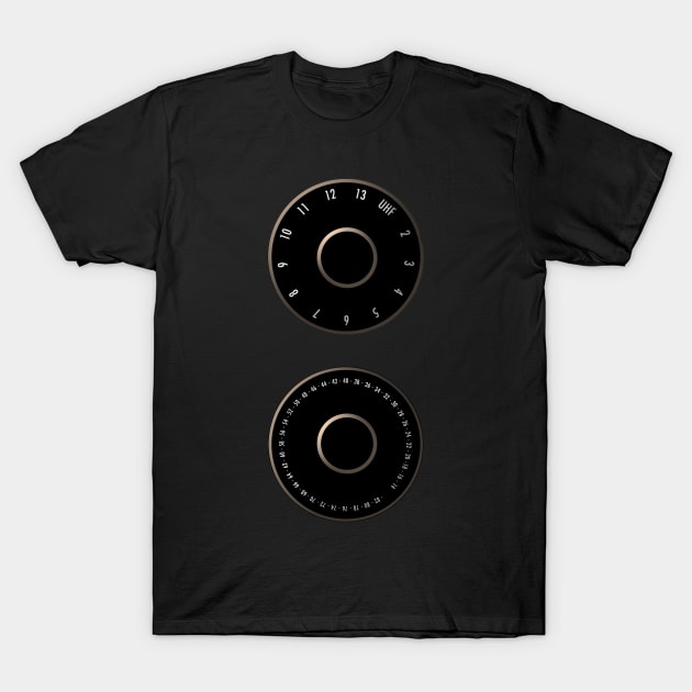 VHF/UHF Dials T-Shirt by GloopTrekker